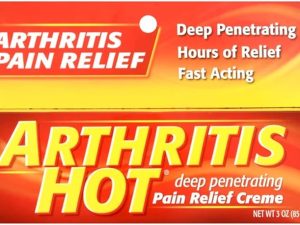 Arthritis Hot Pain Relief Creme 3 oz