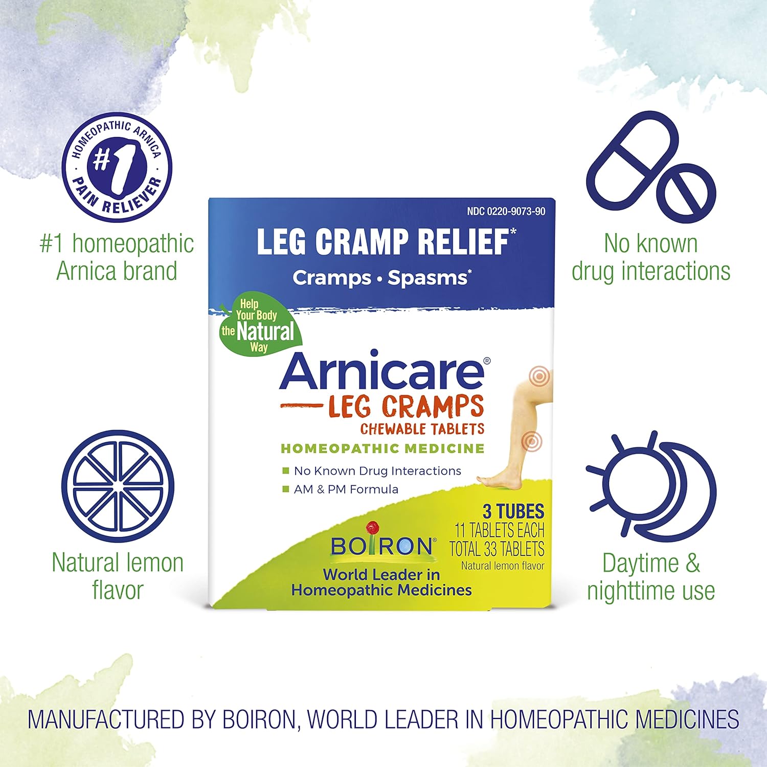Boiron Arnicare Leg Cramps for Day and Night Relief
