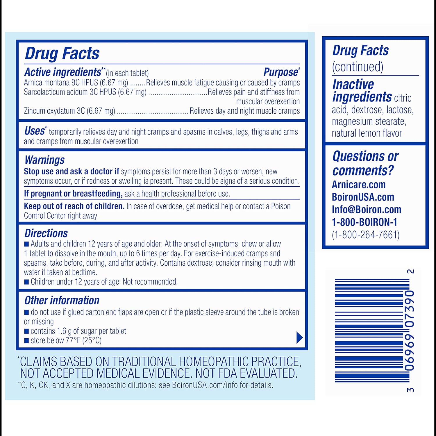 Boiron Arnicare Leg Cramps for Day and Night Relief - Image 4