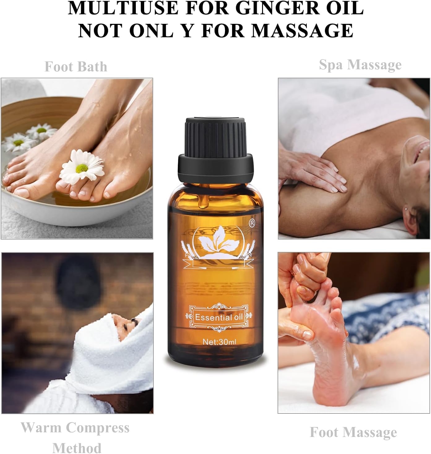 Pure Natural Lymphatic Drainage Ginger Oil - Image 4