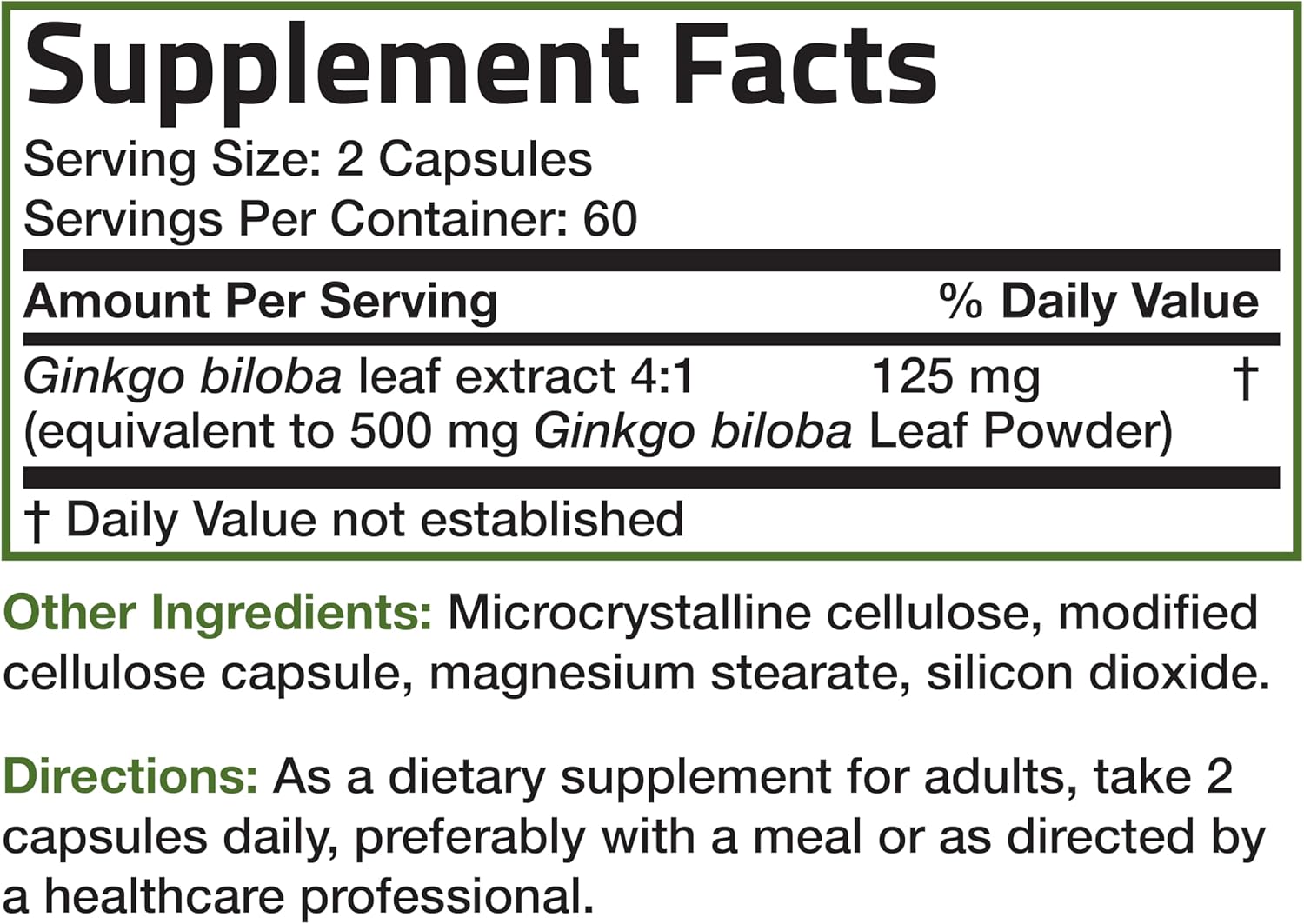 Bronson Ginkgo Biloba - Image 4