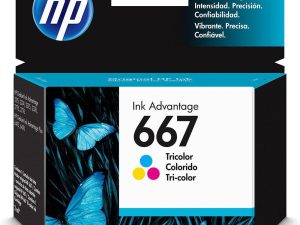HP 667 Tri-Color Ink Cartridge
