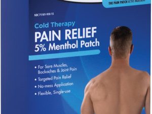 HealthWise Cold Therapy Menthol Pain Relief Patch [Sold Individually]