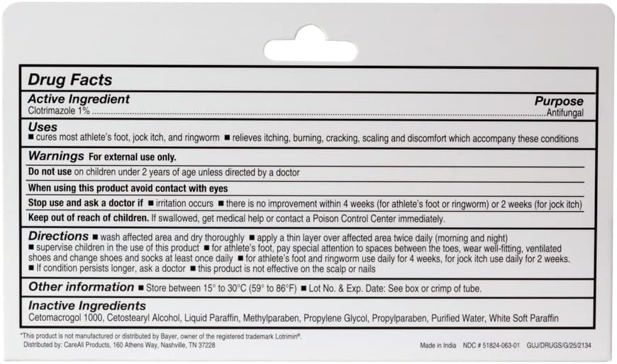 CareAll Clotrimazole Antifungal Cream 1% - Image 3